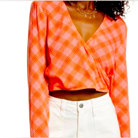 bp Tops - NWOT Nordstrom BP Boho Faux Wrap Top Size 2X